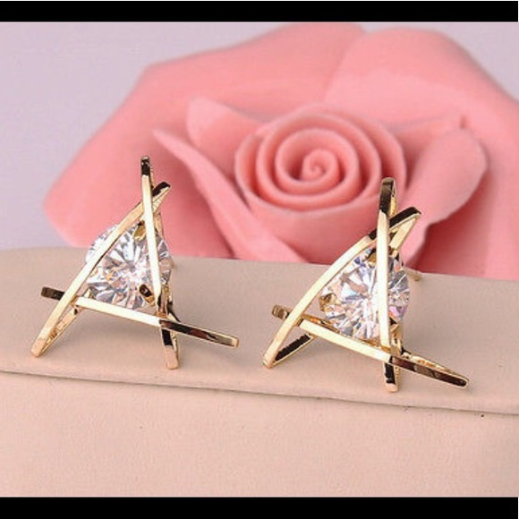 ❤️gorgeous triangle simulated diamond princess cut - Picture 5 of 5